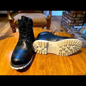 Timberland black boots size 7